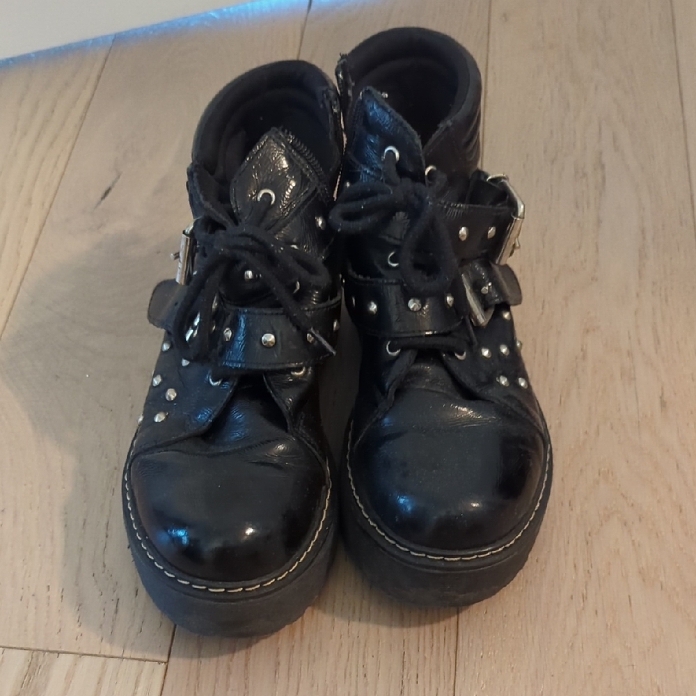 Dr. Martens Black Combat Boots